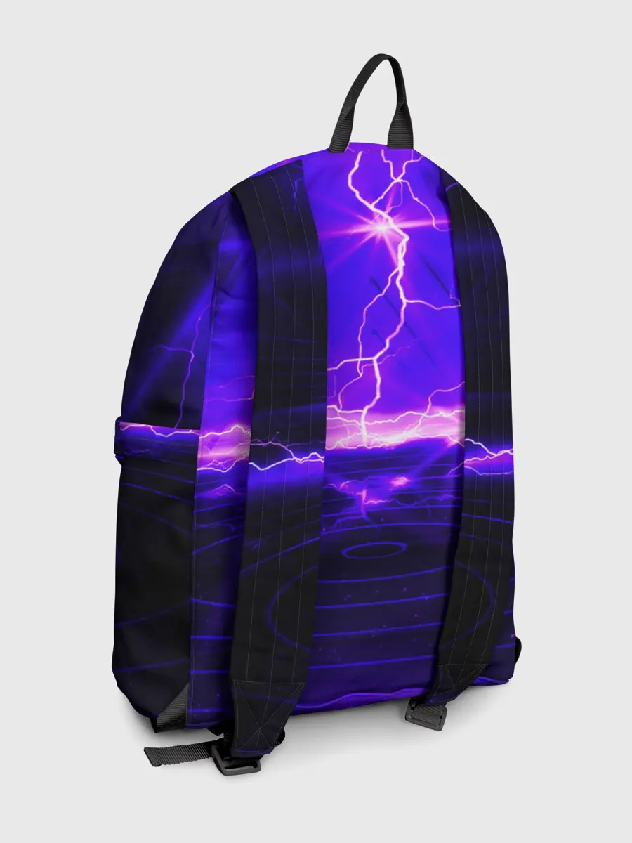 Рюкзак джинсовый / НЕОНОВЫЕ МОЛНИИ