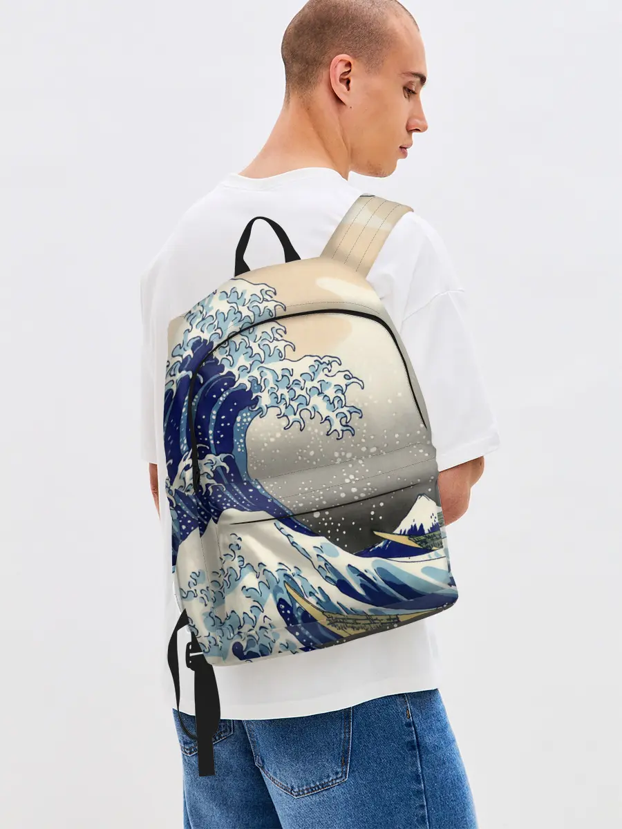 Рюкзак джинсовый / ЯПОНСКАЯ КАРТИНА