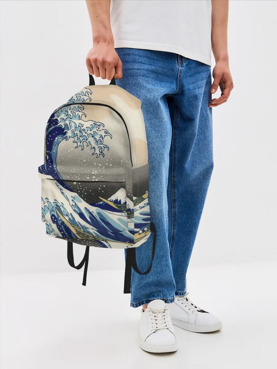 Рюкзак джинсовый / ЯПОНСКАЯ КАРТИНА