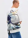 Рюкзак джинсовый / The great wave off kanagawa