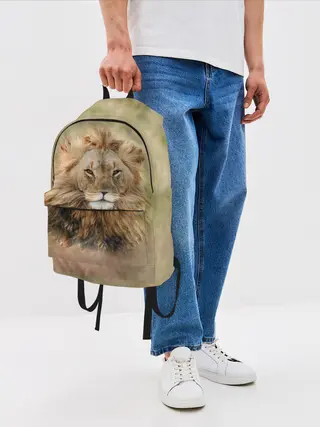 Рюкзак джинсовый / Lion King
