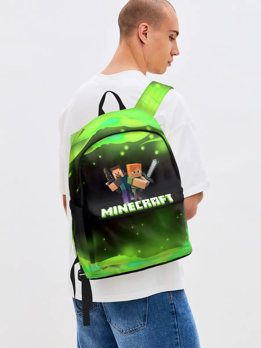 Рюкзак джинсовый / Minecraft 1