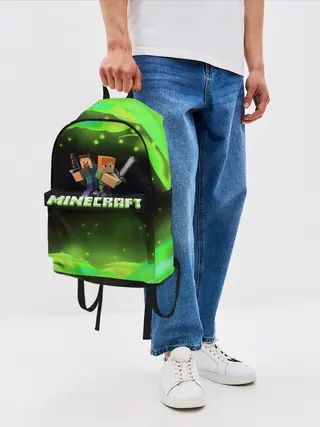 Рюкзак джинсовый / Minecraft 1