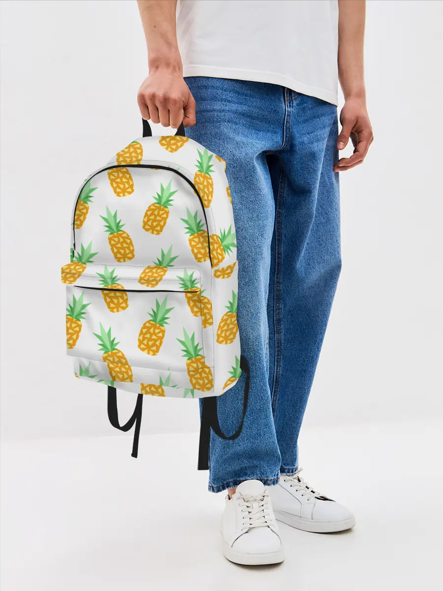 Рюкзак джинсовый / Ананасы.