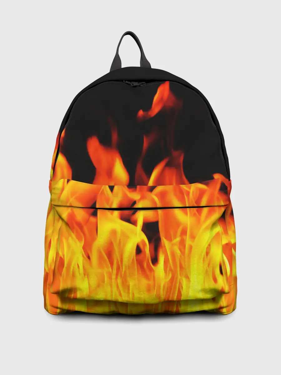 Рюкзак джинсовый / ОГНЕННЫЙ