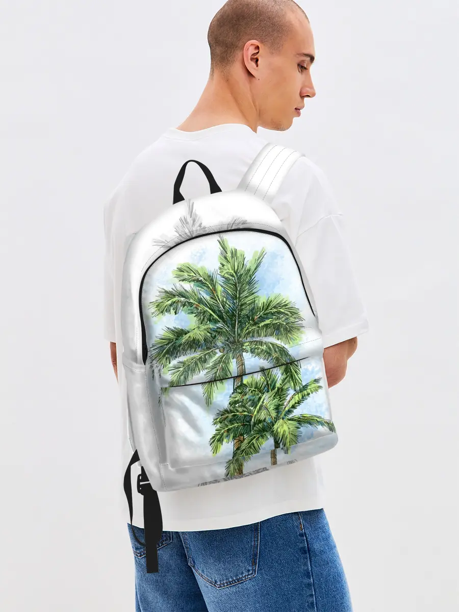 Рюкзак джинсовый / Пальмы над головой