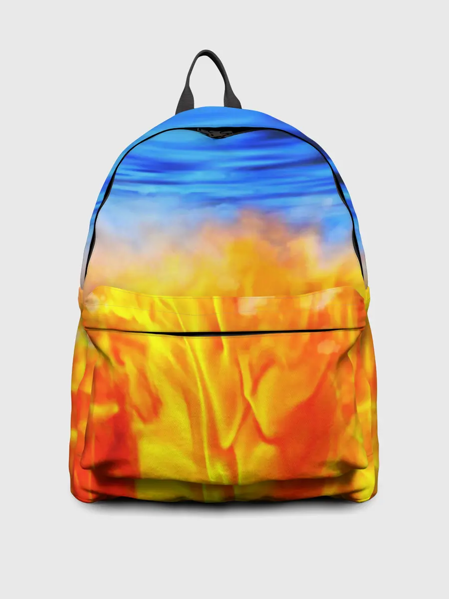 Рюкзак джинсовый / ЛЕД И ПЛАМЯ