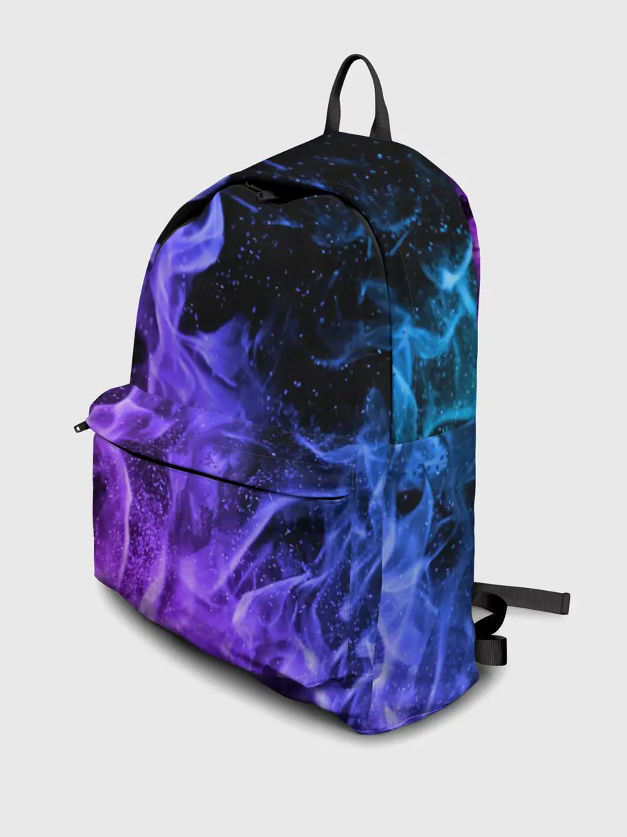 Рюкзак джинсовый / ОГОНЬ НЕОН