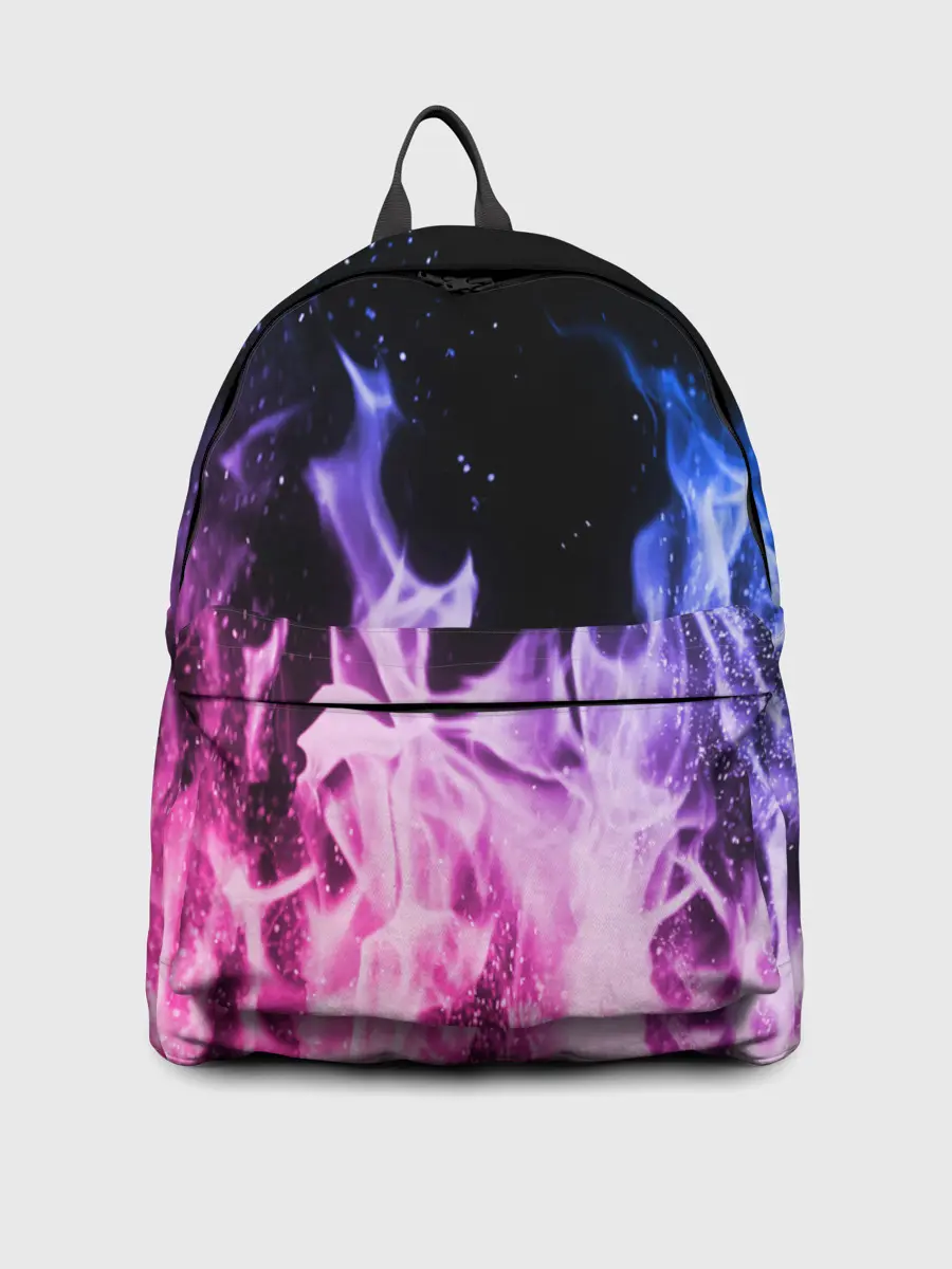 Рюкзак джинсовый / НЕОНОВЫЙ ОГОНЬ