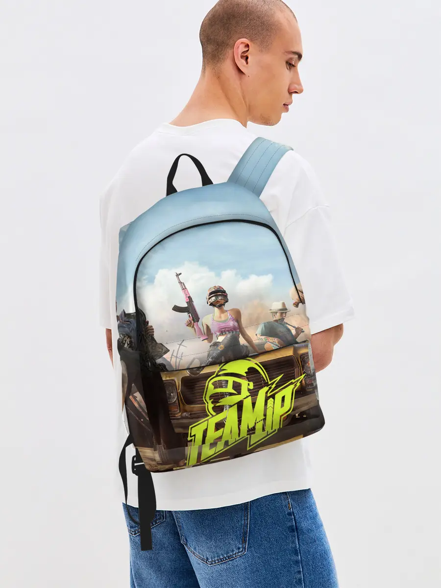 Рюкзак джинсовый / PUBG team up