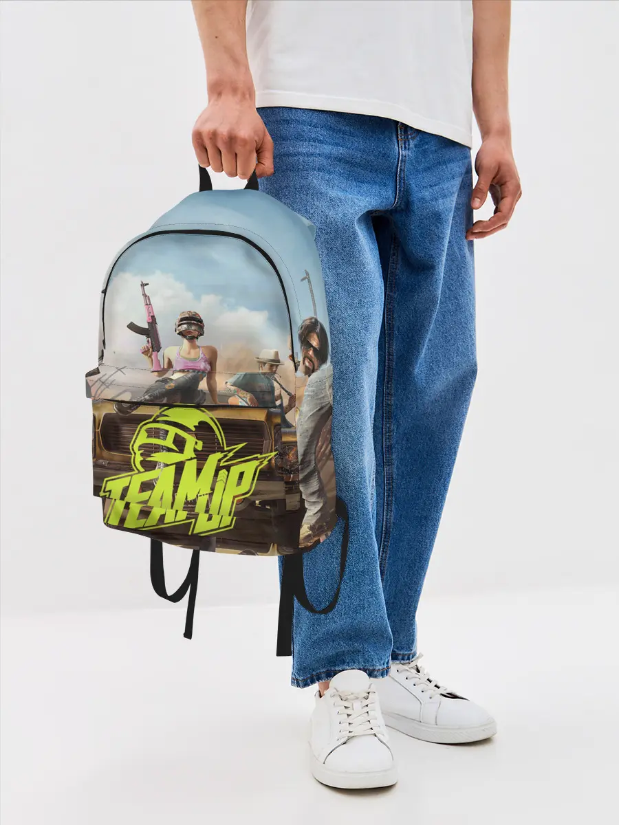 Рюкзак джинсовый / PUBG team up