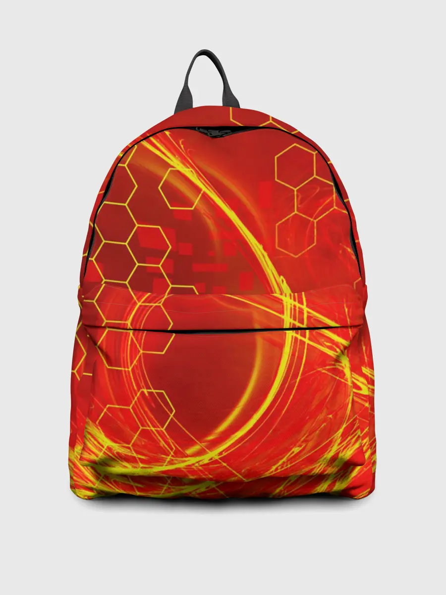 Рюкзак джинсовый / Неоновый Огонь