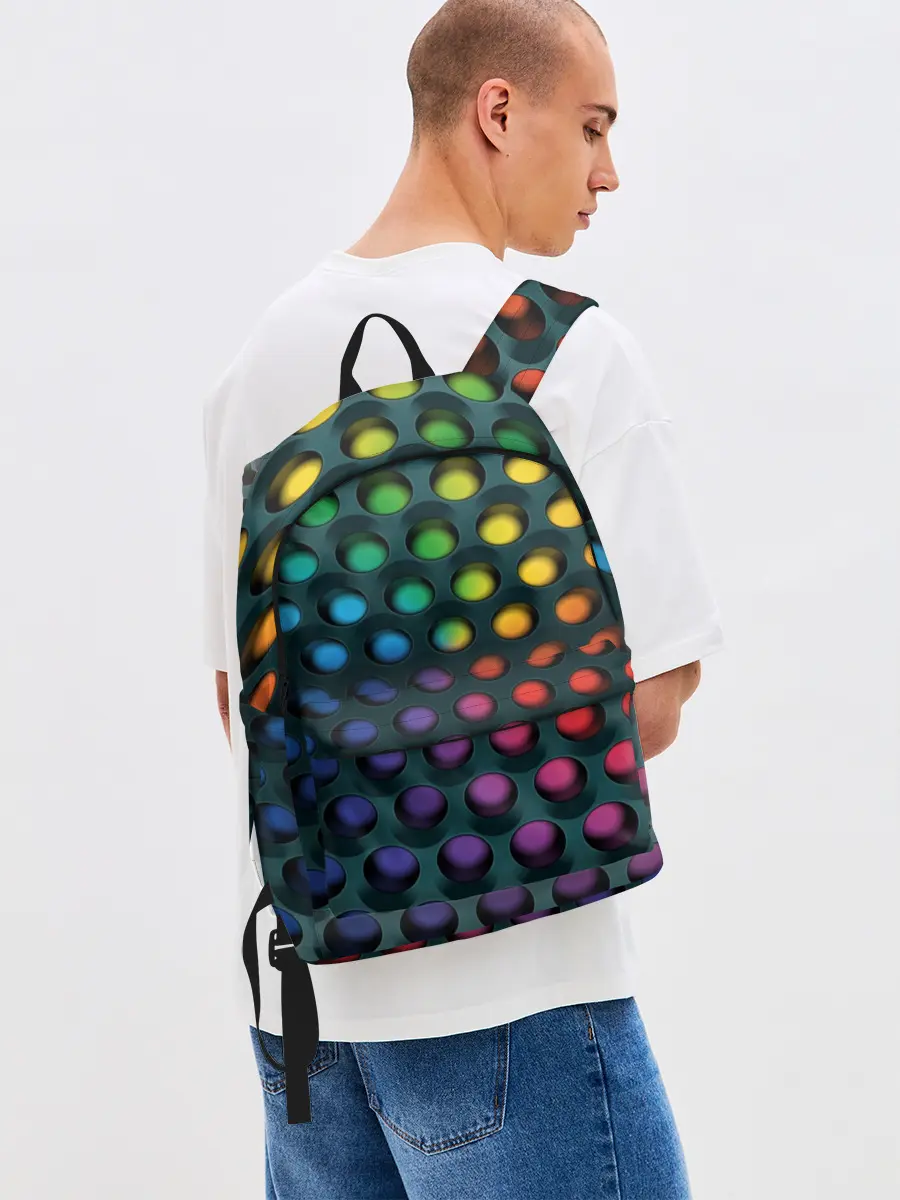 Рюкзак джинсовый / 3Д спектр