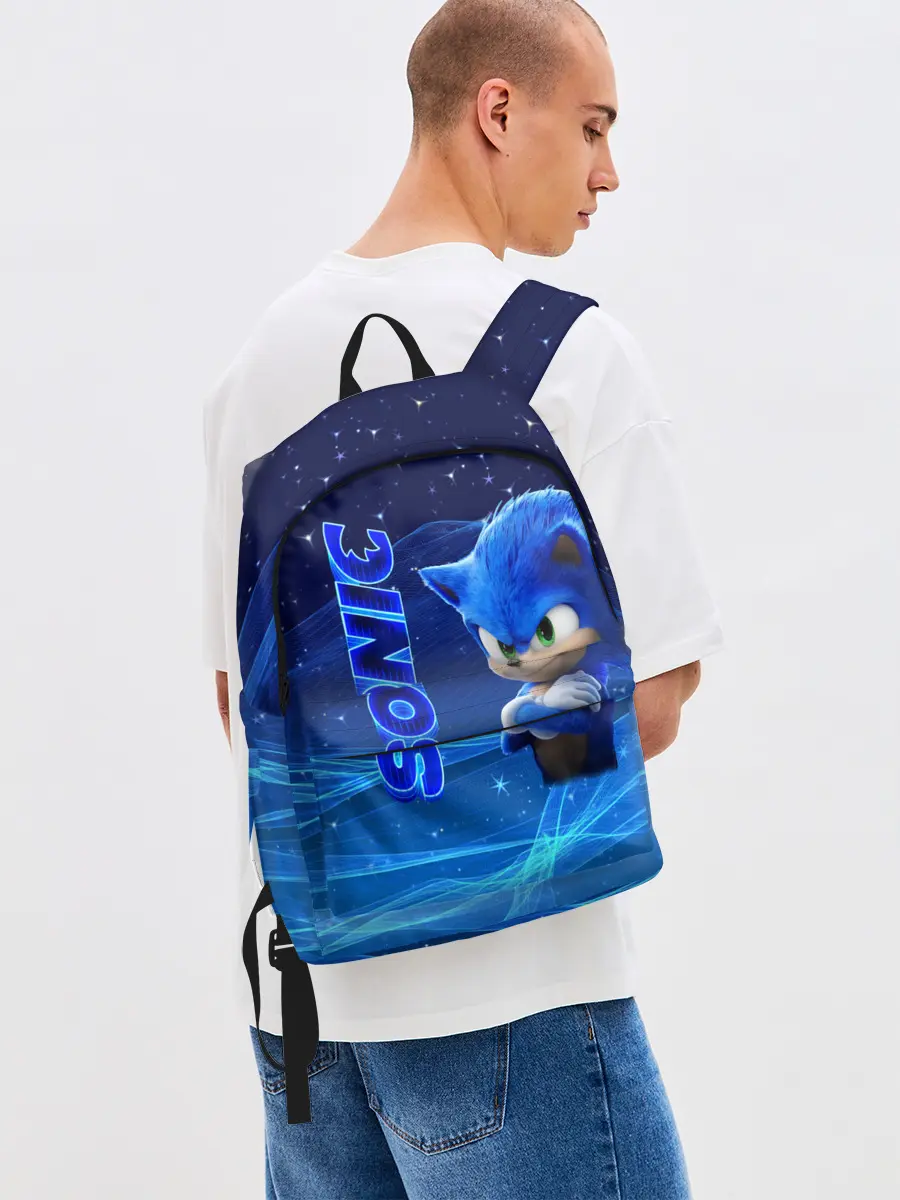 Рюкзак джинсовый / соник