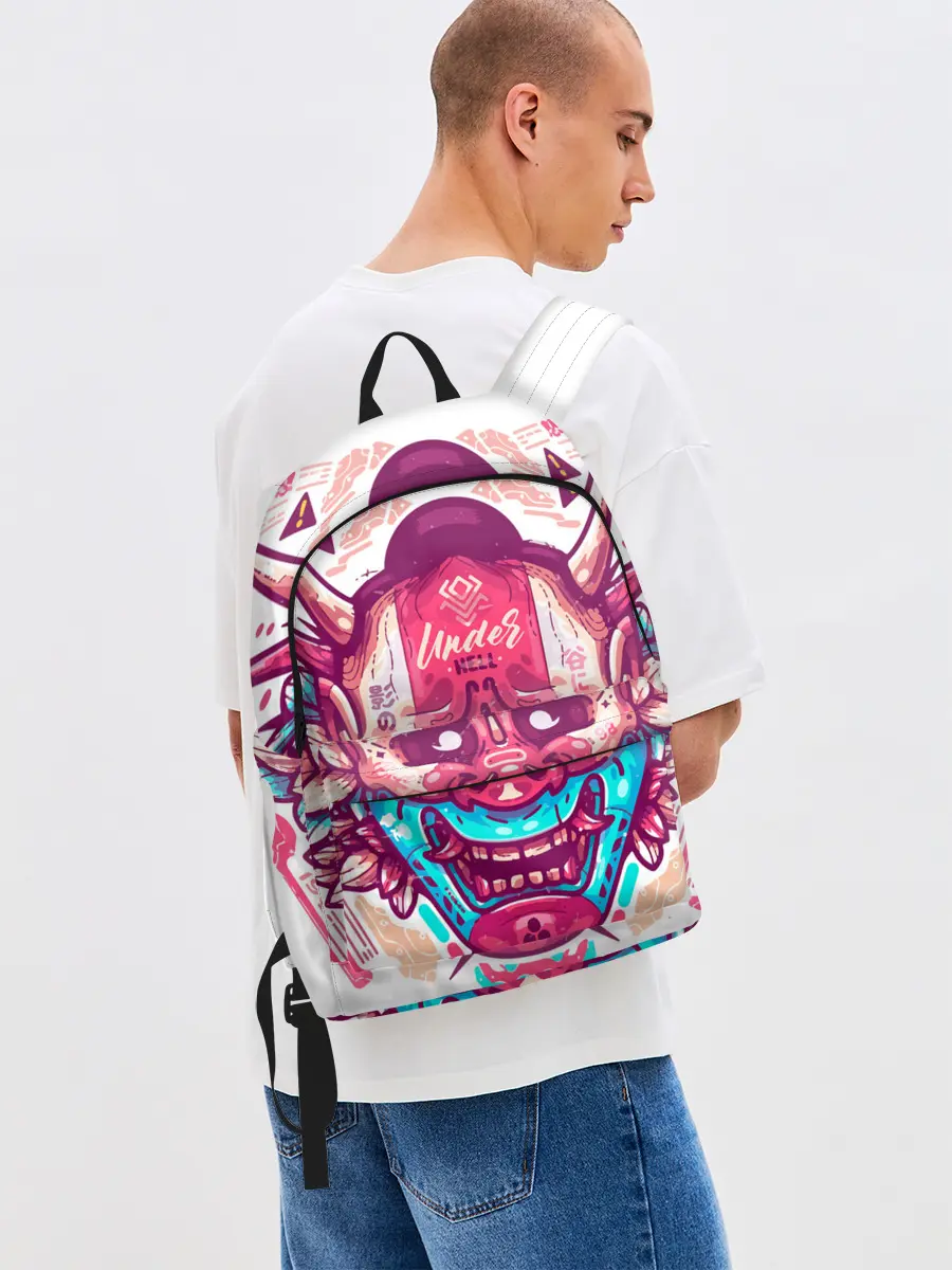 Рюкзак джинсовый / Маска Ханья светлая