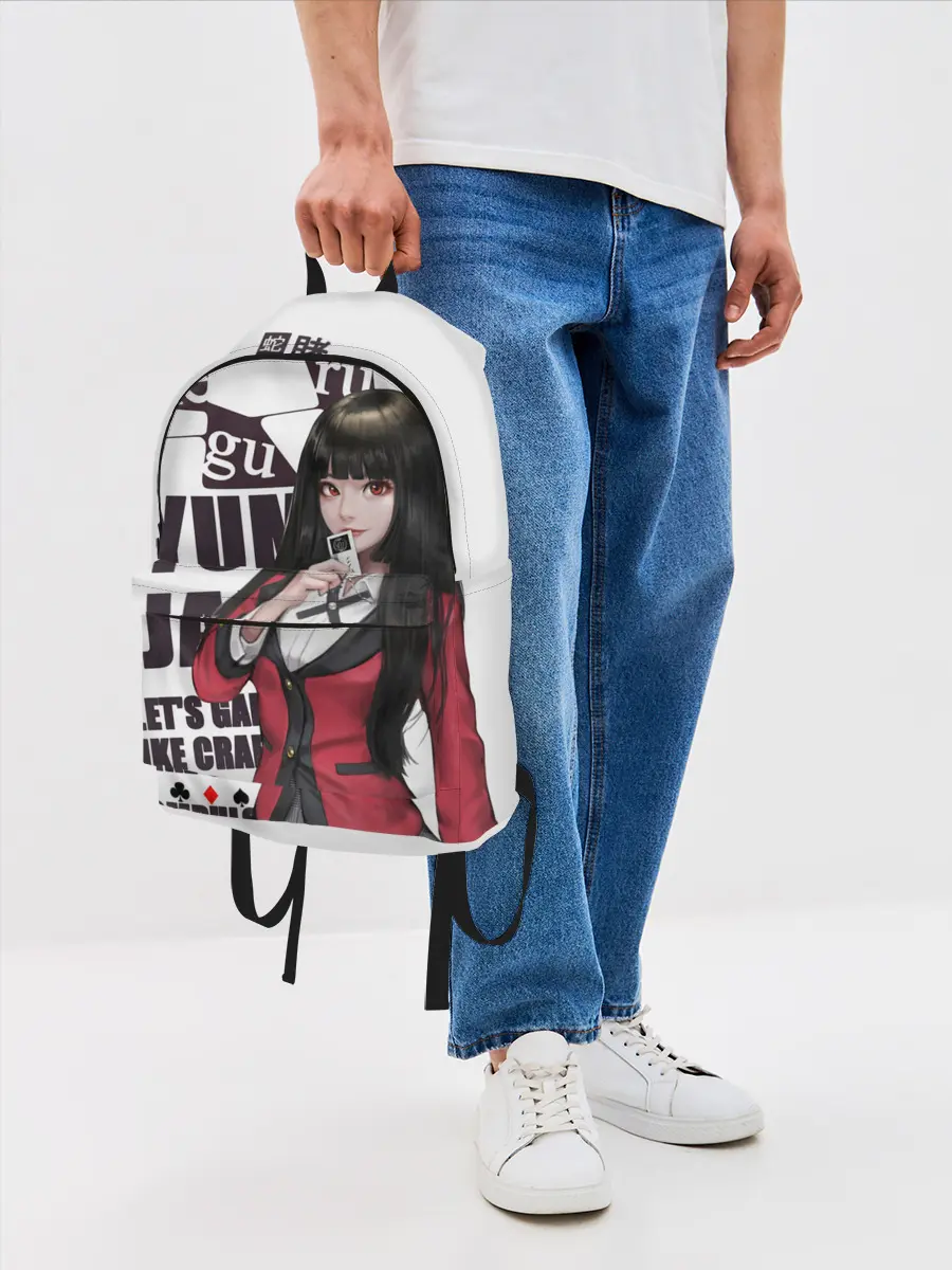 Рюкзак джинсовый / Kakegurui пики в темноте