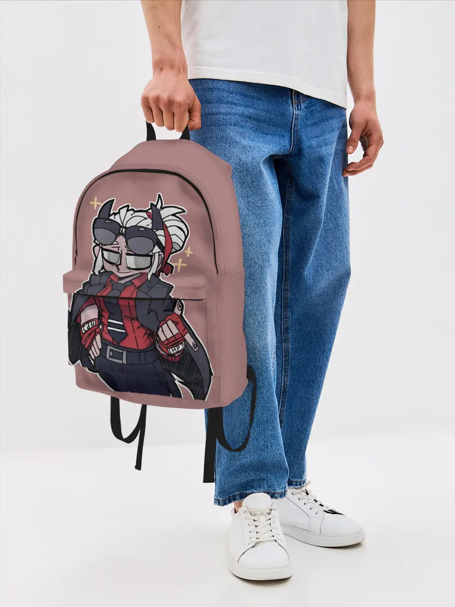 Рюкзак джинсовый / Helltaker.