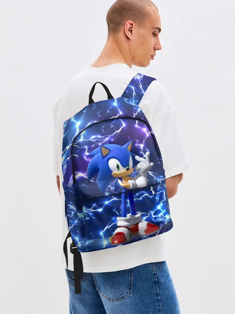 Рюкзак джинсовый / Sonic | Соник