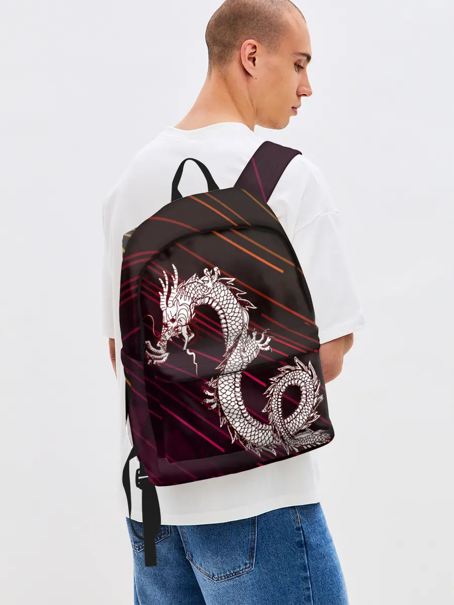 Рюкзак джинсовый / Dragon | Дракон