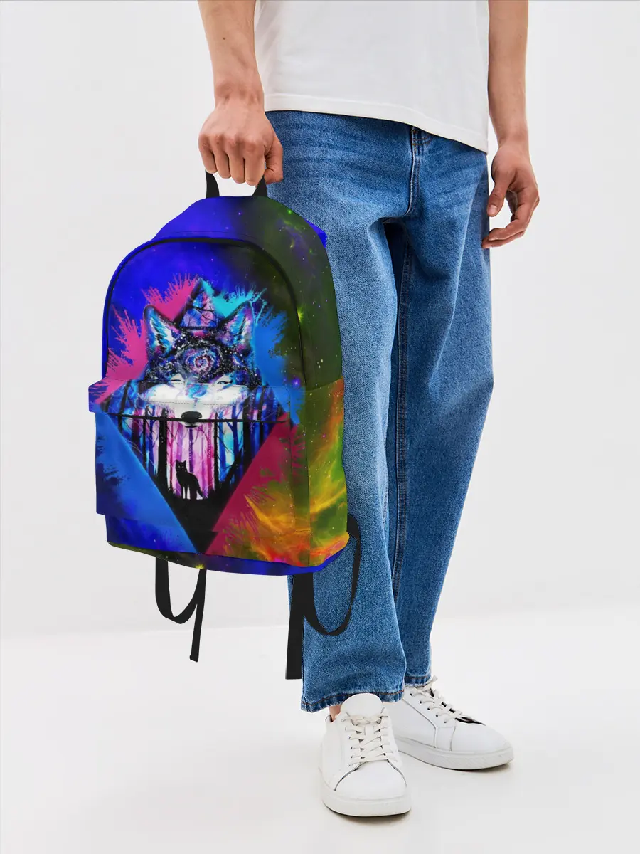 Рюкзак джинсовый / Cosmo Wolf