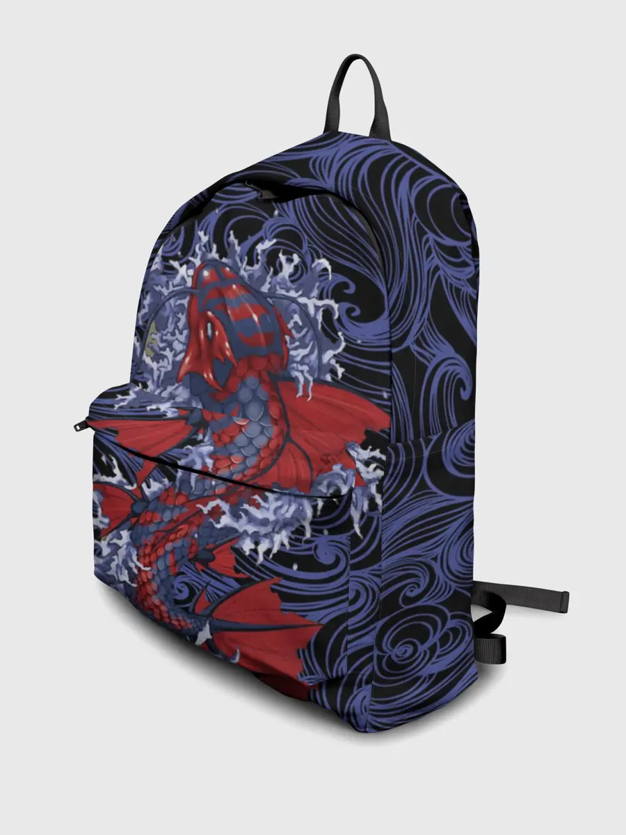 Рюкзак джинсовый / Рыба | Fish