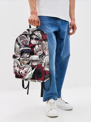 Рюкзак джинсовый / Helltaker