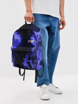 Рюкзак джинсовый / BMW FIRE