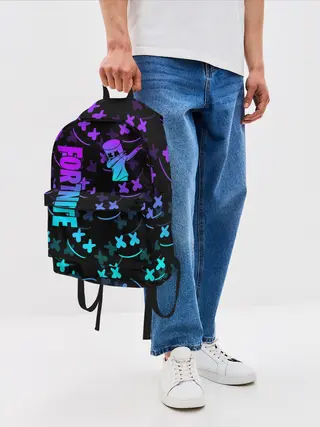 Рюкзак джинсовый / FORTNITE x MARSHMELLO | ФОРТНАЙТ