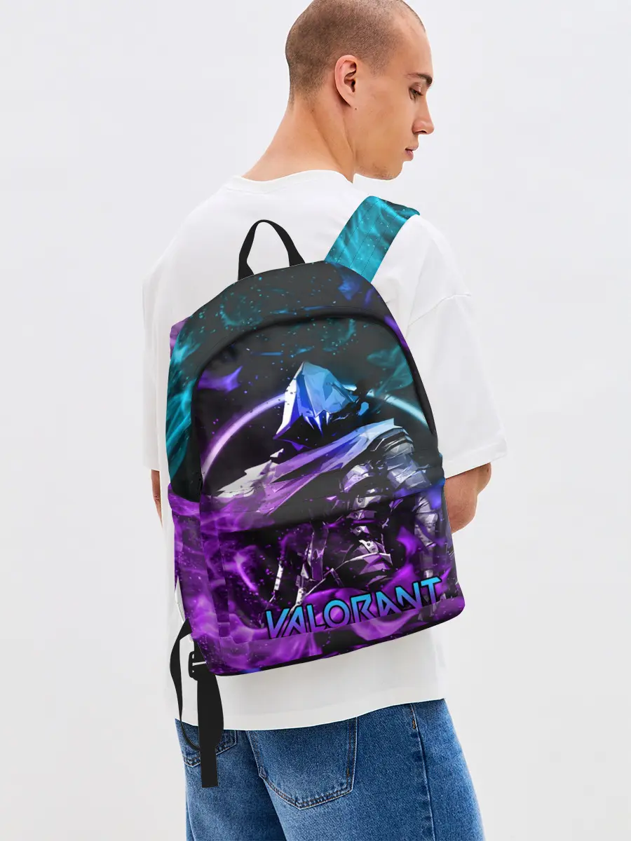 Рюкзак джинсовый / VALORANT OMEN