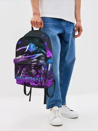 Рюкзак джинсовый / VALORANT OMEN