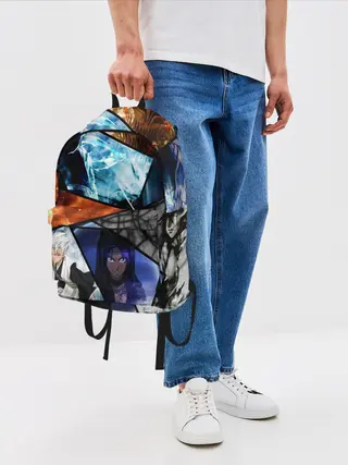 Рюкзак джинсовый / аниме персы