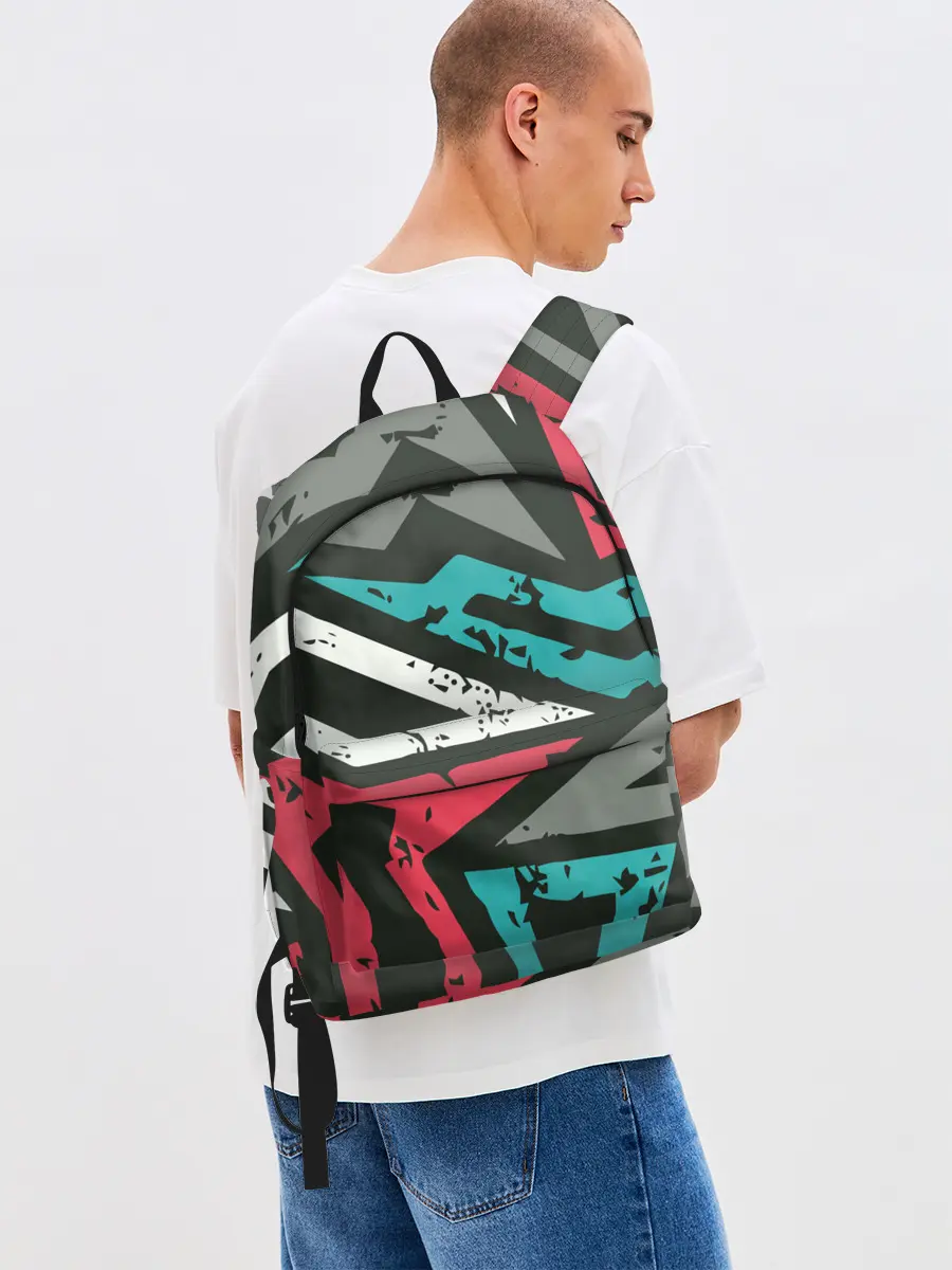 Рюкзак джинсовый / Geometric Abstraction