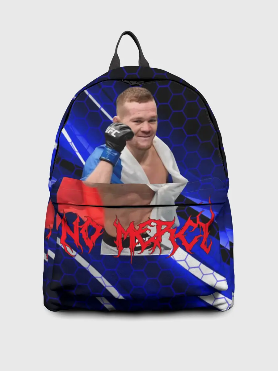 Рюкзак джинсовый / No mercy | Petr Yan