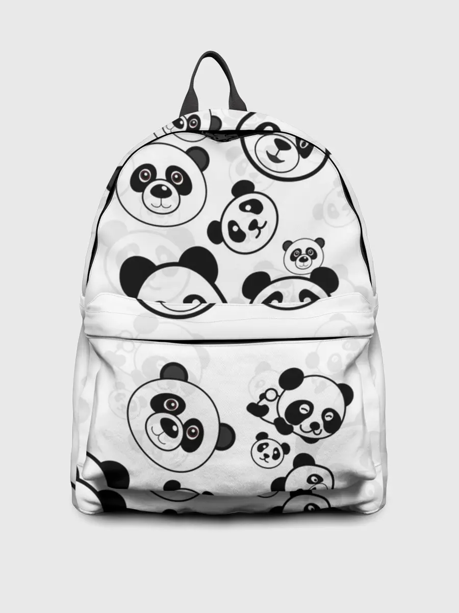 Рюкзак джинсовый / Панды