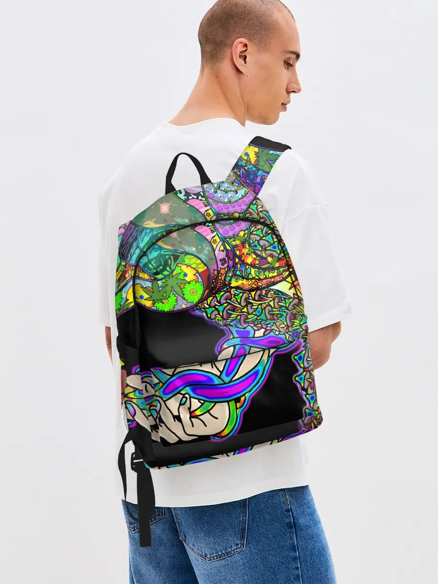 Рюкзак джинсовый / ПСИХОДЕЛИКА NEW