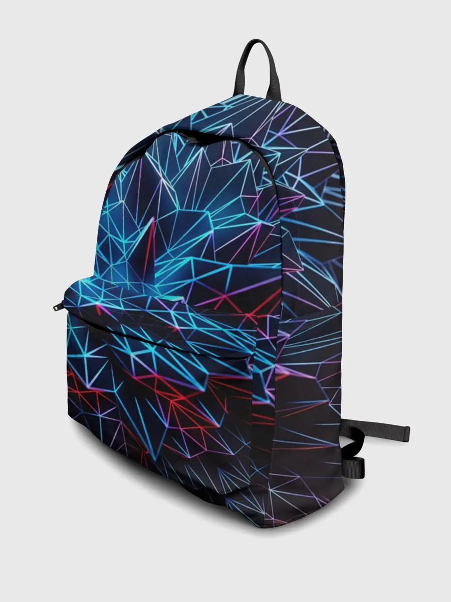 Рюкзак джинсовый / Синяя абстракция