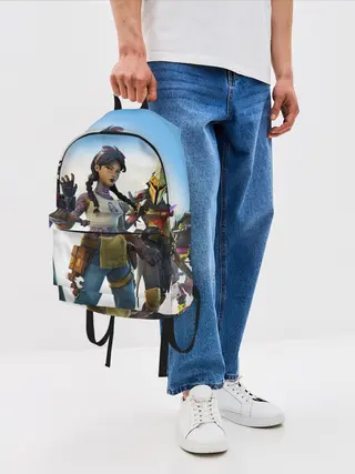 Рюкзак джинсовый / ФОРТНАЙТ 3 СЕЗОН