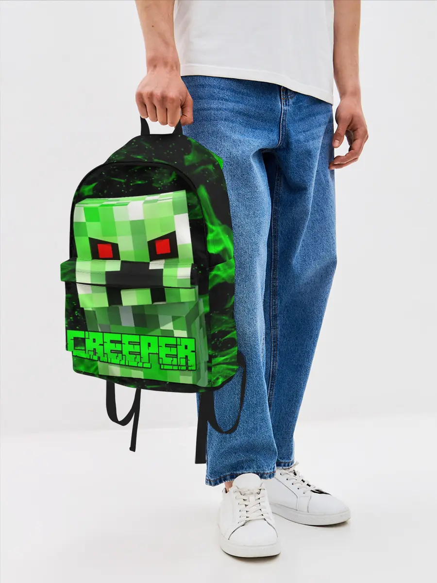 Рюкзак джинсовый / MINECRAFT CREEPER