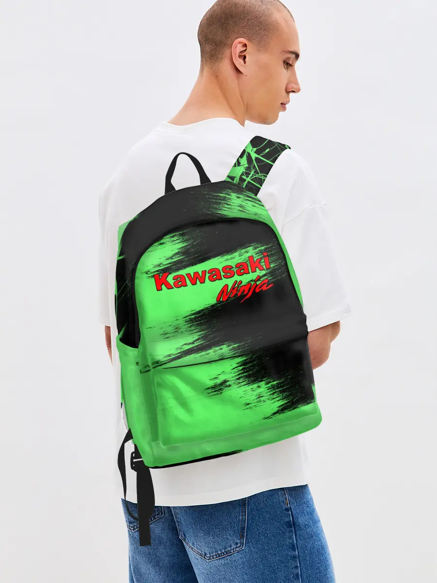 Рюкзак джинсовый / Kawasaki