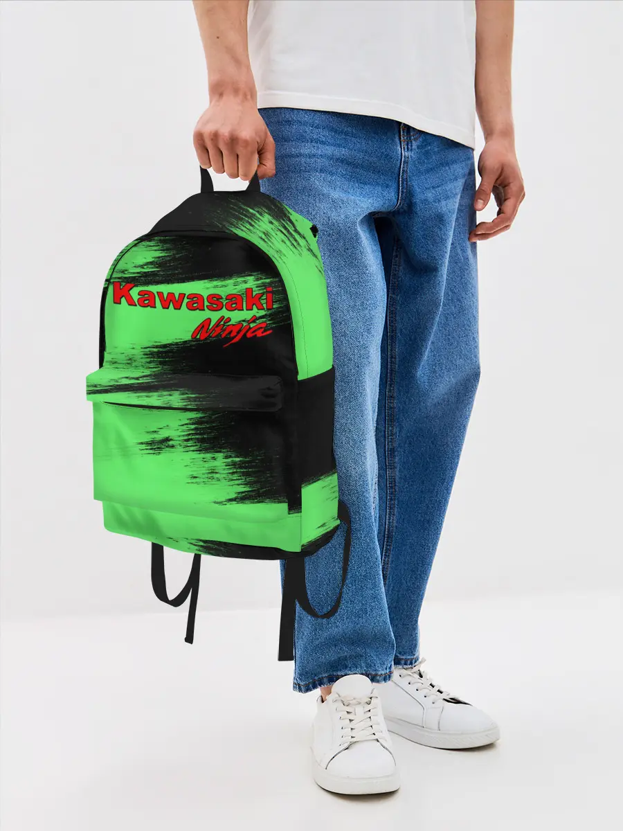 Рюкзак джинсовый / Kawasaki