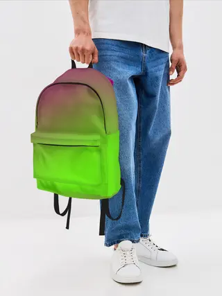 Рюкзак джинсовый / Кислотная