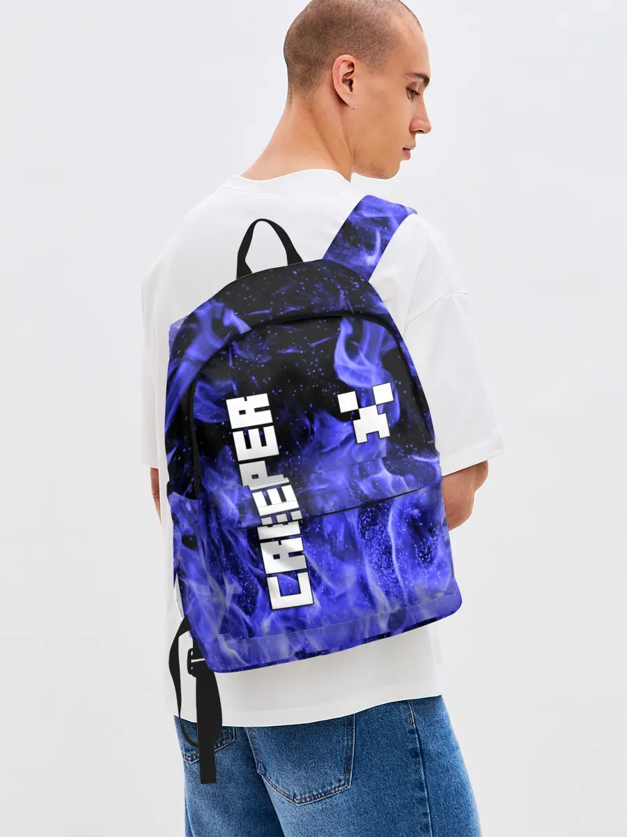 Рюкзак джинсовый / MINECRAFT CREEPER