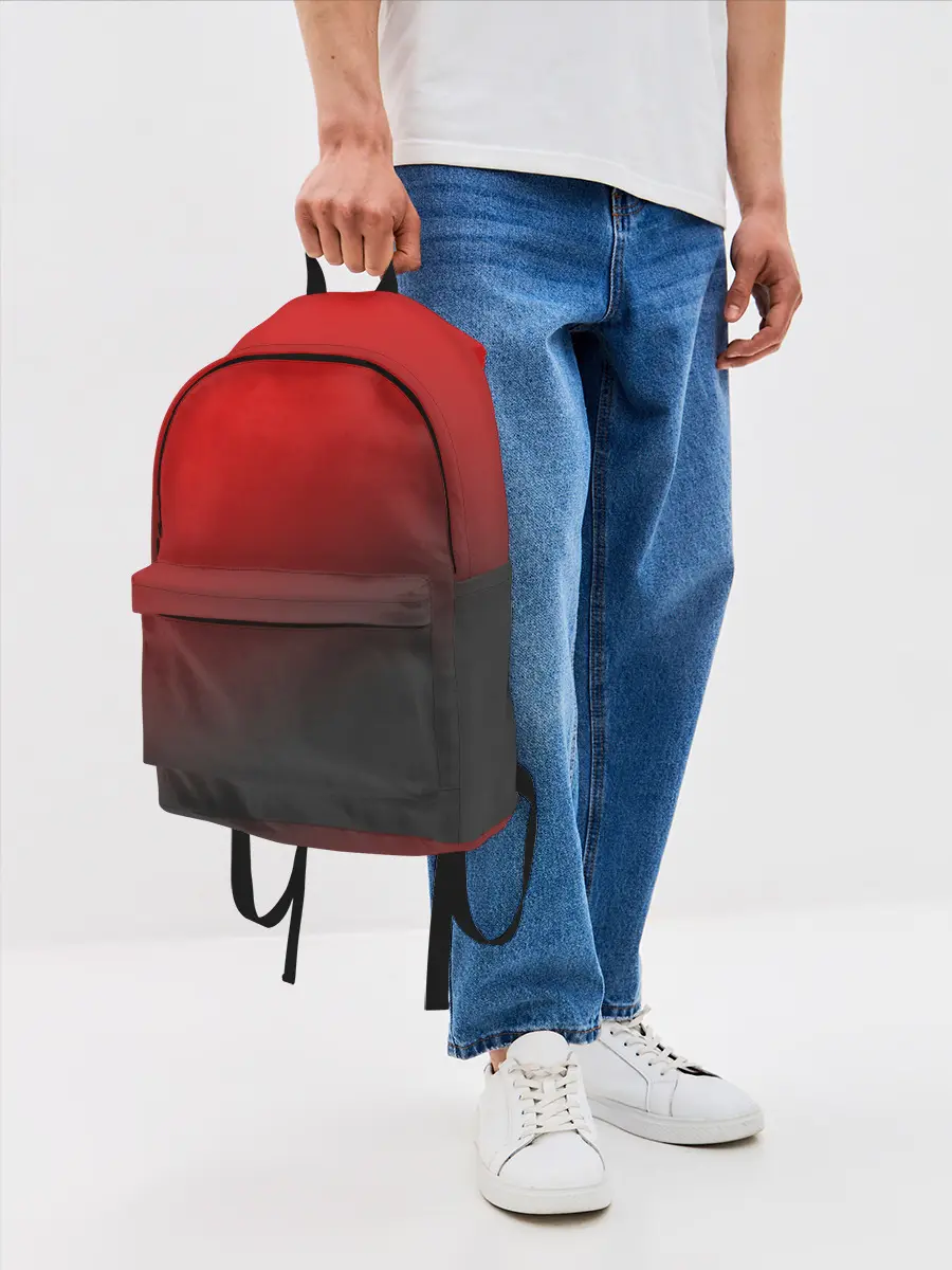 Рюкзак джинсовый / RED