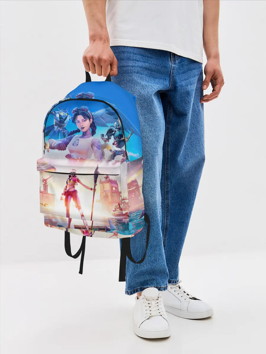 Рюкзак джинсовый / FORTNITE 3 СЕЗОН