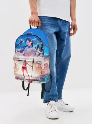 Рюкзак джинсовый / FORTNITE 3 СЕЗОН