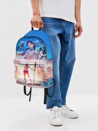 Рюкзак джинсовый / ФОРТНАЙТ 3 СЕЗОН