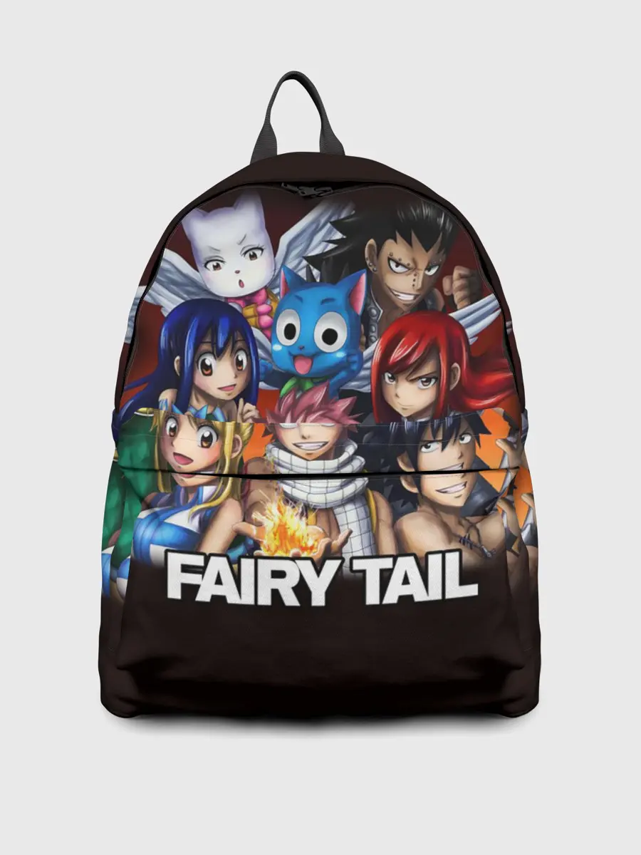 Рюкзак джинсовый / Fairy Tail logo and heroes