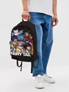 Рюкзак джинсовый / Fairy Tail logo and heroes