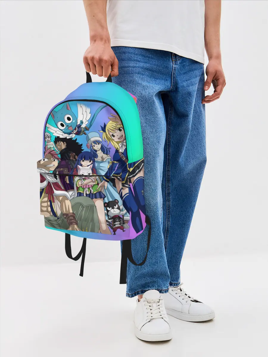 Рюкзак джинсовый / Fairy Tail rainbow