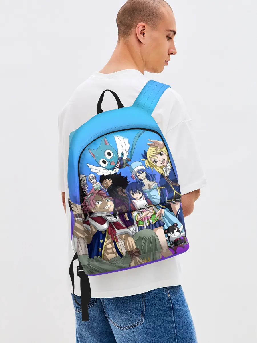 Рюкзак джинсовый / All heroes of Fairy Tail